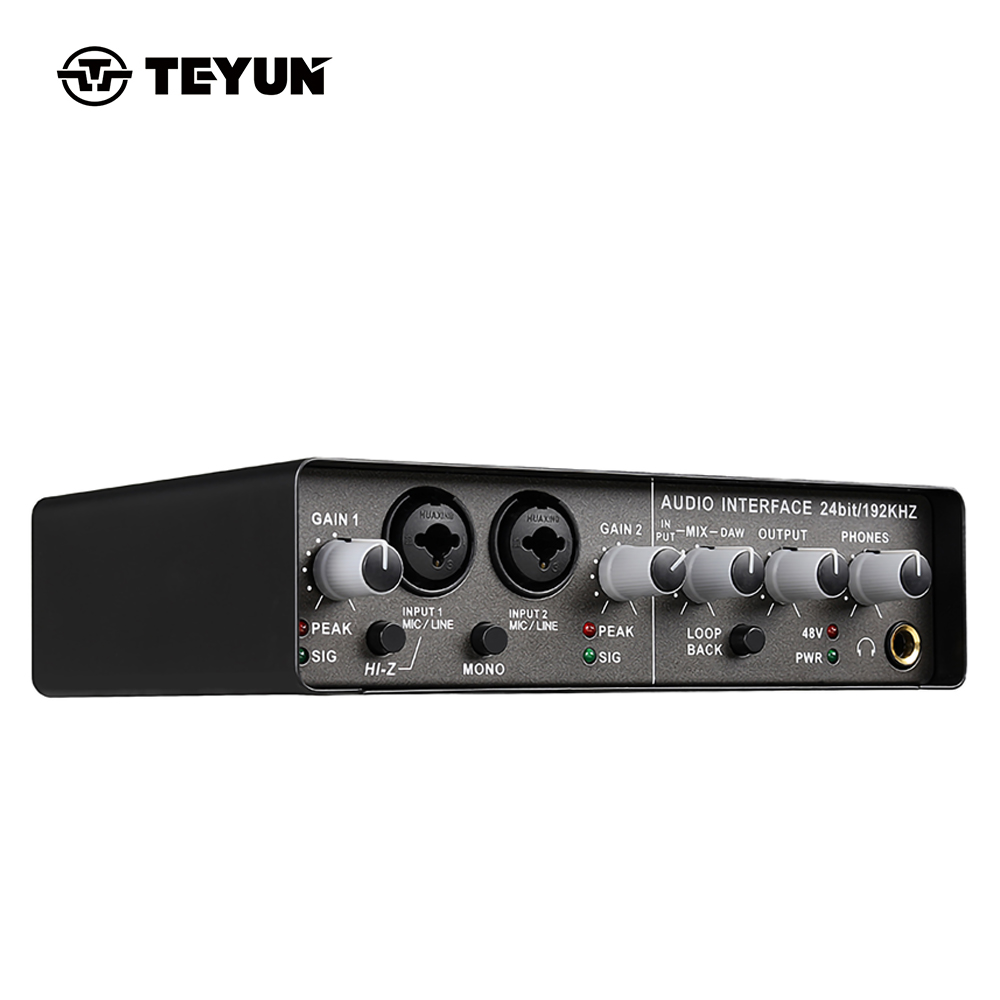 Interface De Canais Teyun Q Phantom Power Red Store Brasil